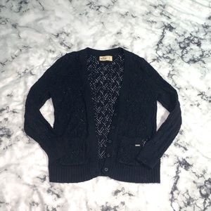 Dark Navy Cardigan Hollister